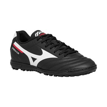 Chuteira-Society-Preta-Branca-e-Vermelha-Morelia-Club-|-Mizuno-Tamanho--36---Cor--PRETO-0